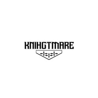 a black and white logo for knightmare